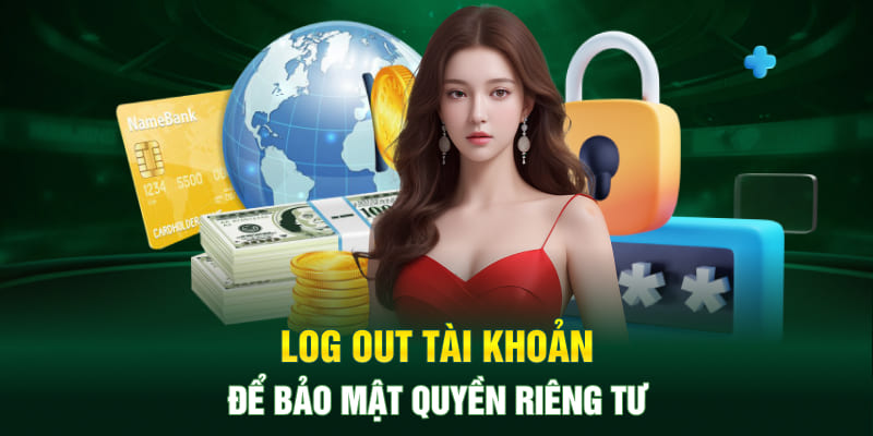 Log out tài khoản để bảo mật quyền riêng tư